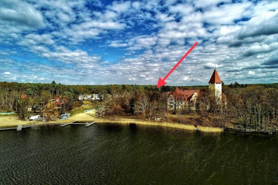 Zolty Domek Nad Jeziorem Lubniewice Villa Bagian luar foto