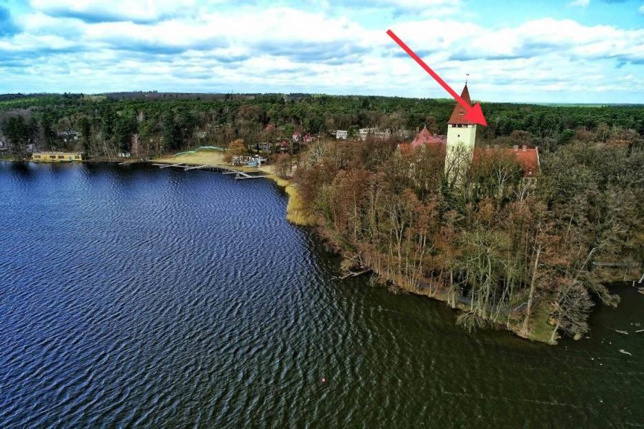 Zolty Domek Nad Jeziorem Lubniewice Villa Bagian luar foto