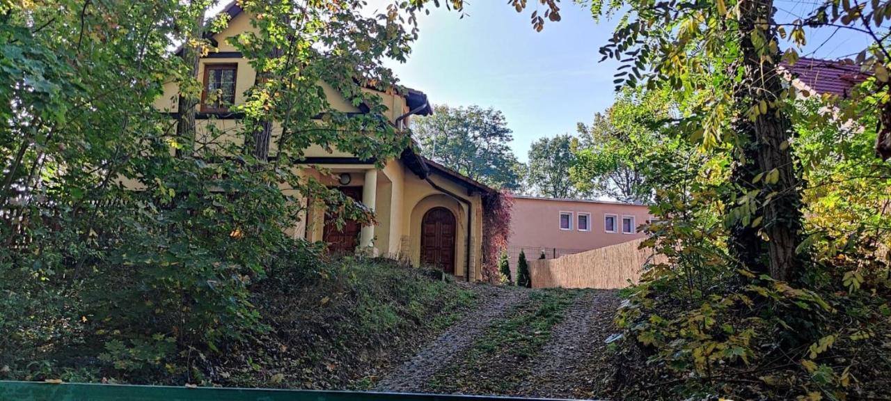 Zolty Domek Nad Jeziorem Lubniewice Bagian luar foto